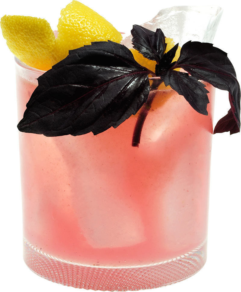 Comment préparer le cocktail Smash basilic rouge