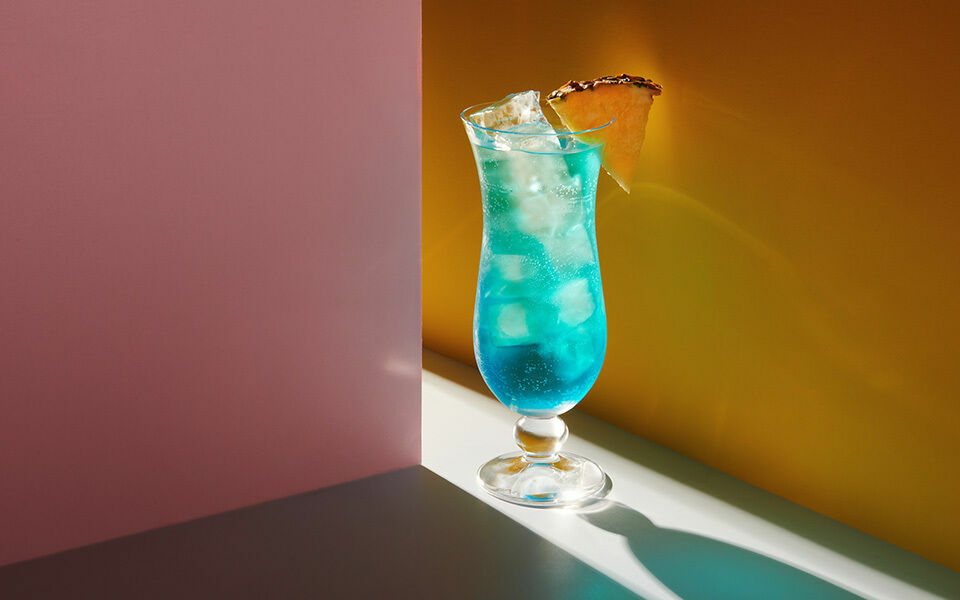 Mélange Blue Lagon pour cocktail en carafe - Orange, Ananas - Quai Sud